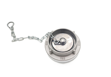 Pokrywa hydrantowa z łańcuszkiem 52 (aluminiowa) - BODTECH