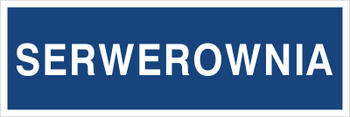 Znak serwerownia na Folii Samoprzylepnej (801-58)