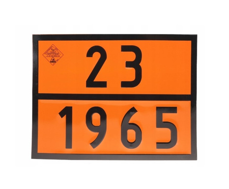 Tablica ADR 23/1965 LPG