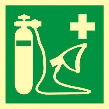 Znak resuscytator tlenowy (AE028) Signproject