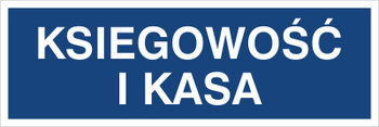 Znak księgowość i kasa na Folii Samoprzylepnej (801-78)