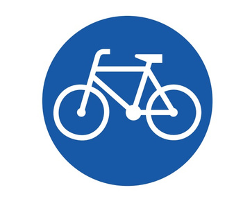 Znak nakazu METALOWY (C13) Droga dla rowerów