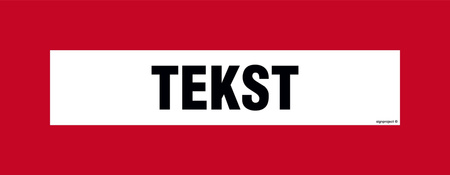 Znak na zamówienie Wzór S-212 na płycie świecącej