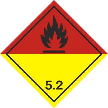 Znak nadtlenki organiczne na Folii Samoprzylepnej (MB117)