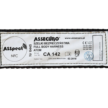 Szelki bezpieczeństwa ATOM CA142 - ASSECURO