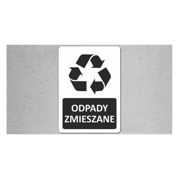 Znak Odpady zmieszane O-03