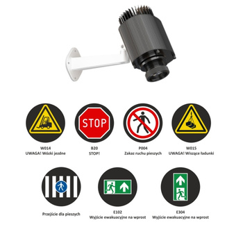Projektor LED PLS-100 (lightSINGS) + 1 slajd do wyboru