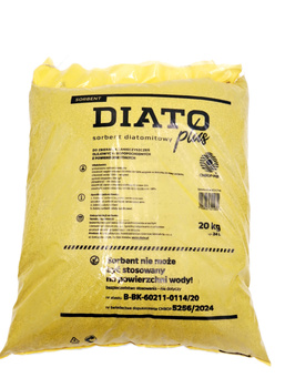 Sorbent DIATO PLUS CNBOP atest PZH granulacja 0,3-0,7mm 20 kg