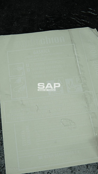 Etykieta serwisowa oryginalna do gaśnicy mgłowej GWM3x/6x AF Ogniochron