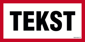 Znak na zamówienie Wzór S-224 na płycie zwykłej
