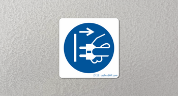 Oznaczenie Odłącz zasilanie (Z126)