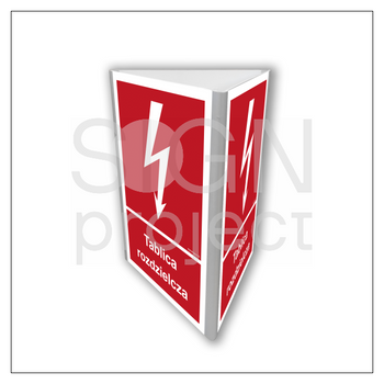 Znak BC809 Tablica rozdzielcza (3D dościenny)