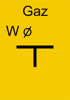 Znak Tablica sączka węchowego na płycie PCV (JC003)