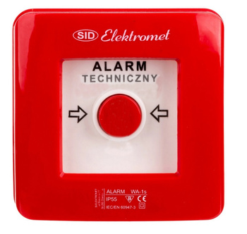 Wyłącznik alarmowy samoczynny natynkowy 2 tory