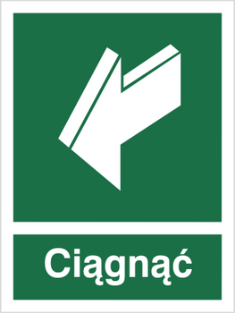 Znak ciągnąć (818-01) Techem