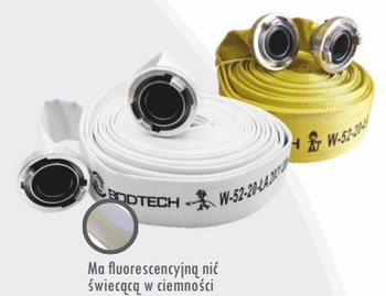 Wąż pożarniczy tłoczny do motopomp 52/20 - BODTECH