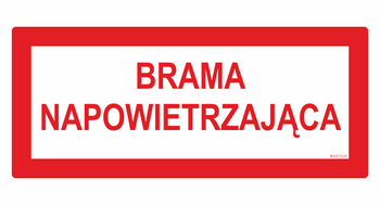 Znak Brama Napowietrzająca F123