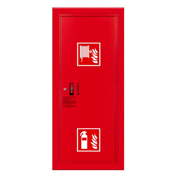 Hydrant wewnętrzny wnękowy boczny DN33 z miejscem na gaśnice - SUPRON