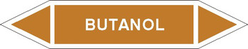 Tabliczka na rurociągi Butanol znak na płycie PCV (R-OCP04)