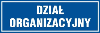 Znak Dział organizacyjny (PB044)
