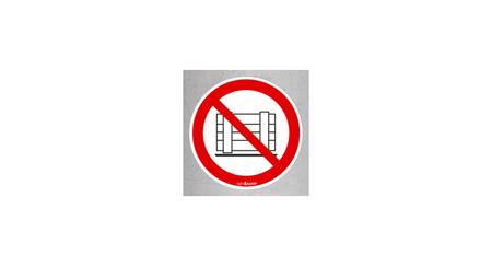 Nie zastawiać (znak podłogowy) (P023-F)