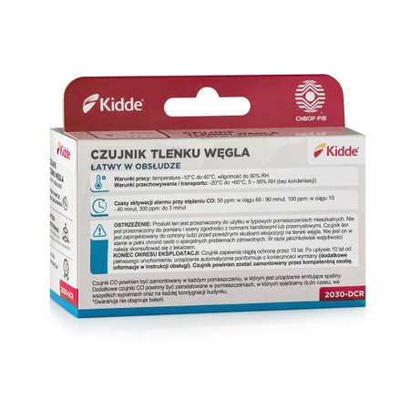 Czujnik czadu KIDDE 2030-DCR
