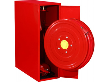 Hydrant wewnętrzny DN25 boczny wyjezdny z miejscem na gaśnicę pod spodem BOXMET LTD