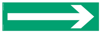 Znak kierunek drogi ewakuacyjnej (AA008) Signproject