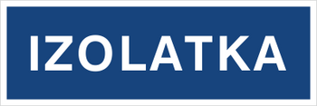 Znak izolatka na Folii Samoprzylepnej (801-53)