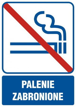 Znak Palenie zabronione na Folii Samoprzylepnej (RB503)