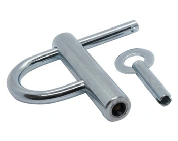 Kłódka energetyczna gazowa i klucz z przecięciem -  typ ,,40"