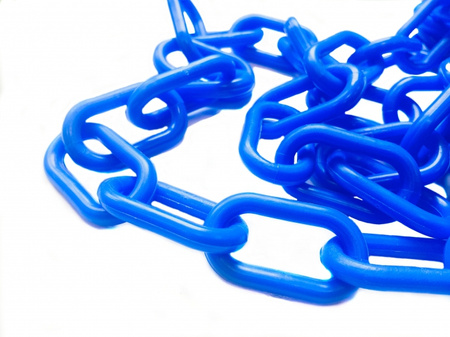 Plastikowy łańcuch 6mm (Różne kolory) 25 m