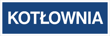 Znak kotłownia na Folii Samoprzylepnej (801-10)