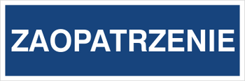 Znak zaopatrzenie na Folii Samoprzylepnej (801-18)