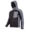 Kurtka softshell z kapturem czarno-szara Lahti Pro L40916