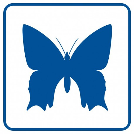 Znak Rzadkie okazy motyli na Folii Samoprzylepnej (RA099)