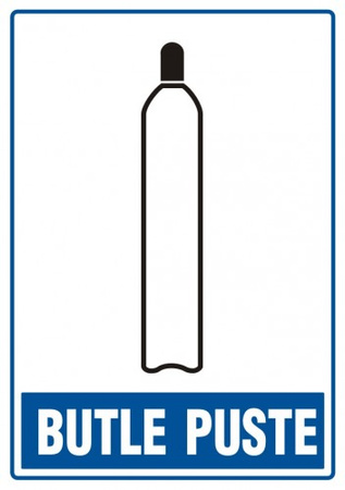 Znak Butle puste (PA002)