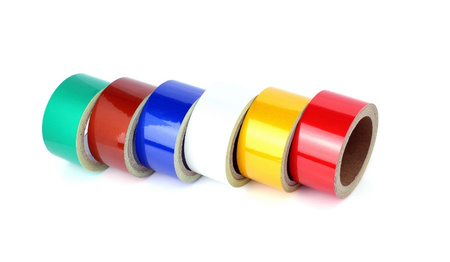 Taśma odblaskowa jednolita gładka 50mm/10m - różne kolory