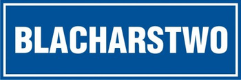 Znak Blacharstwo (PB053)