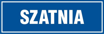 Znak Szatnia (PB008)