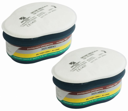 Filtropochłaniacz Secura 3055 ABEK1 P3