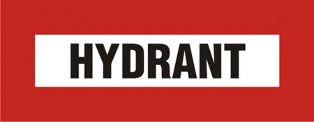 Znak hydrant na płycie PCV (BC118)