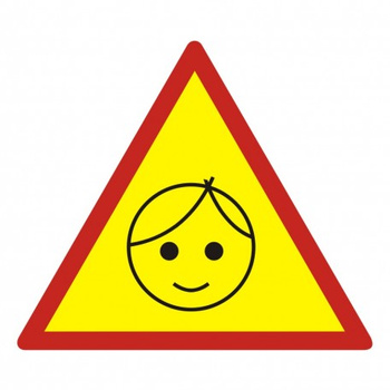 Znak Dziecko w samochodzie na Folii Samoprzylepnej (SC012)