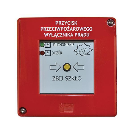Przycisk przeciwpożarowego wyłącznika prądu (PPWP-A) XY - PROMET