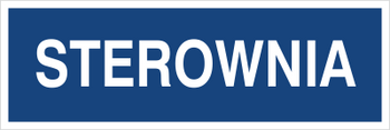 Znak sterownia na płycie PCV (801-184)