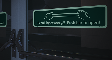 Oznaczenie Zamknięcia przeciwpanicznego (E306)