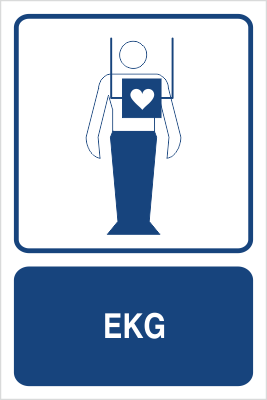 Znak EKG na Folii Samoprzylepnej (823-147)