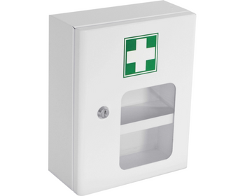 Apteczka metalowa z okienkiem A300 bez wyposażenia