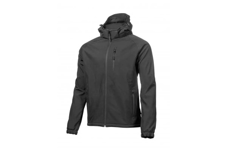 Kurtka softshell z kapturem czarna Högert DITTER