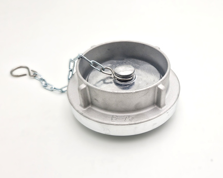 Pokrywa hydrantowa z łańcuszkiem 75 (aluminiowa) - BODTECH